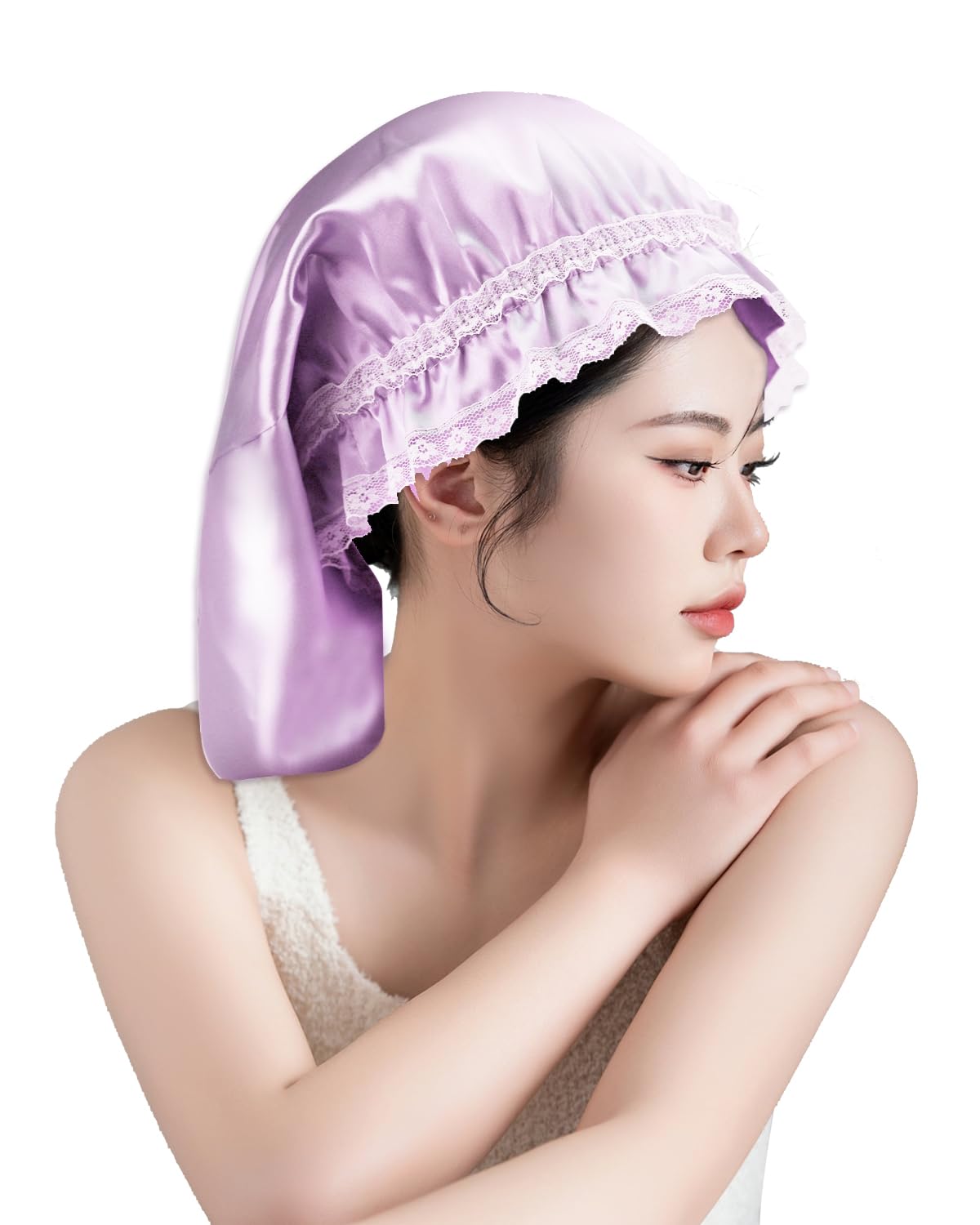 FOLAI Silk Night Flexible and for Beautiful Long Perfect for Sleeping Cap, Cylindrical, Breathable, Hair, (Pink Violet)
FOLAI Silk Night Flexible and for Beautiful Long Perfect for Sleeping Cap, Cylindrical, Breathable, Hair, (Pink Violet)