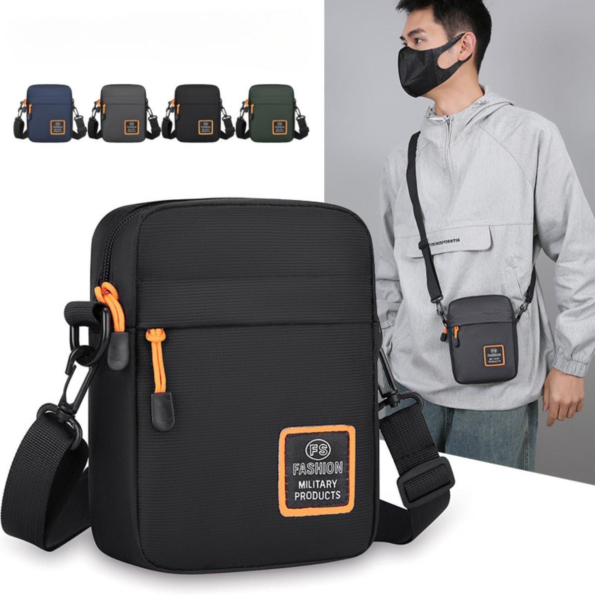 Neutral Square Bag, Simple Texture, Lightweight Oxford Cloth Bag, Shoulder Bag, Men s Business Multi-layer Zipper Crossbody Bag one size fits all сірий колір
Neutral Square Bag, Simple Texture, Lightweight Oxford Cloth Bag, Shoulder Bag, Men s Business Multi-layer Zipper Crossbody Bag one size fits all сірий колір
