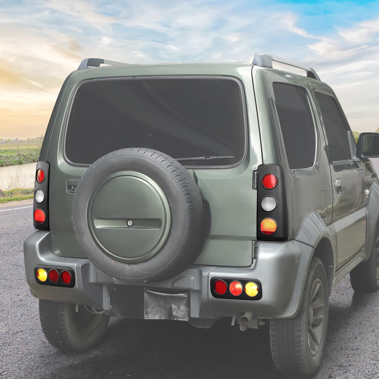 ANTC Jimny Задний противотуманный фонарь Лампа 3D Фара Внешний левый и правый комплект 2007-2017 Накладки/Тонировка задних фонарей, Защита, Детали, В комплекте, 4 штуки (С)
ANTC Jimny Задний противотуманный фонарь Лампа 3D Фара Внешний левый и правый комплект 2007-2017 Накладки/Тонировка задних фонарей, Защита, Детали, В комплекте, 4 штуки (С)