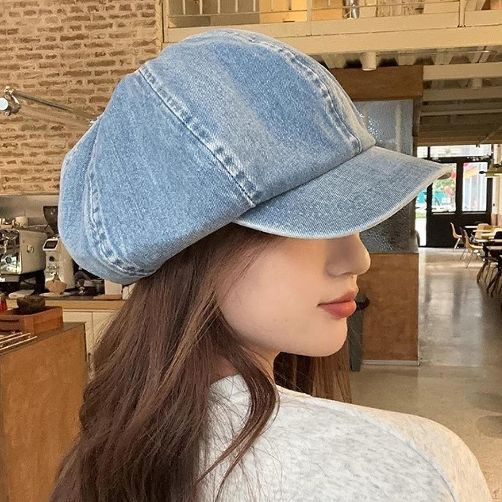 Джинсовый берет для женщин, 8 панелей, козырек, кепка для газетчика, шопинг, путешествия, вождение светло-синий
Джинсовый берет для женщин, 8 панелей, козырек, кепка для газетчика, шопинг, путешествия, вождение светло-синий