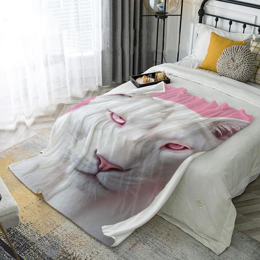 Fierce Cat Print Microfiber Flannel Cover Blanket Bedroom Living Room Sofa Soft And Comfortable Home Decoration 100cmx150cm
Fierce Cat Print Microfiber Flannel Cover Blanket Bedroom Living Room Sofa Soft And Comfortable Home Decoration 100cmx150cm