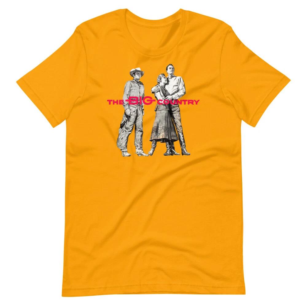 THE BIG COUNTRY Movie Film Vintage Style Shirt Short-Sleeve Unisex 100% Cotton T-shirt Mens Tees Top S
THE BIG COUNTRY Movie Film Vintage Style Shirt Short-Sleeve Unisex 100% Cotton T-shirt Mens Tees Top S