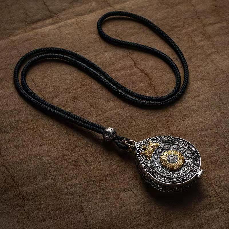 Tibetan Buddhism Lotus Pendant Necklace for Mewn Women Vintage Zodiac Amulet Chinese Feng Shui Jewelry Gift
Tibetan Buddhism Lotus Pendant Necklace for Mewn Women Vintage Zodiac Amulet Chinese Feng Shui Jewelry Gift