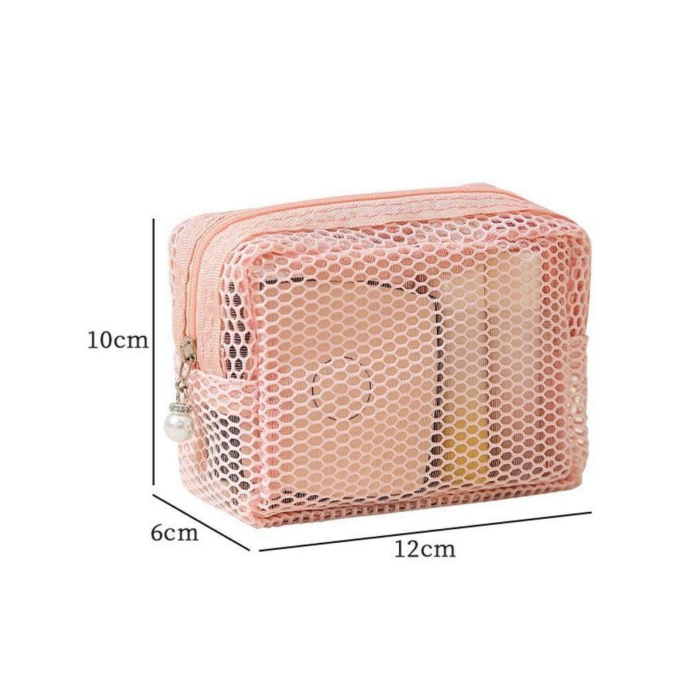 Large capacity Mesh Handbag Portable Bathing Bag Storage Bags New Storage Bag for Travel style 2 pink
Large capacity Mesh Handbag Portable Bathing Bag Storage Bags New Storage Bag for Travel style 2 pink