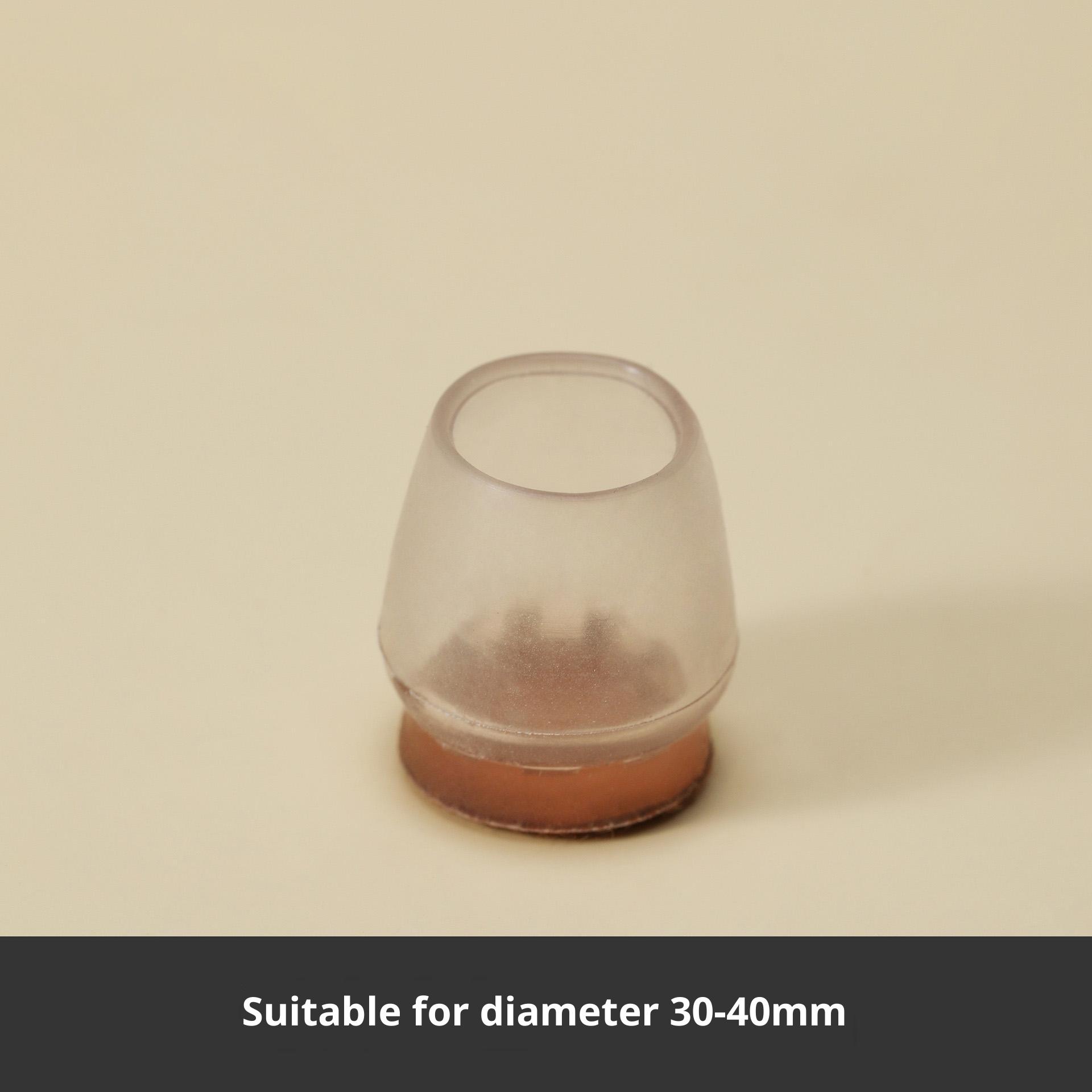 8Pcs Chair Leg Caps for 30-40mm Table/Chair Legs Protective Cover Clear Non-Slip Pads Noise Reducing
8Pcs Chair Leg Caps for 30-40mm Table/Chair Legs Protective Cover Clear Non-Slip Pads Noise Reducing