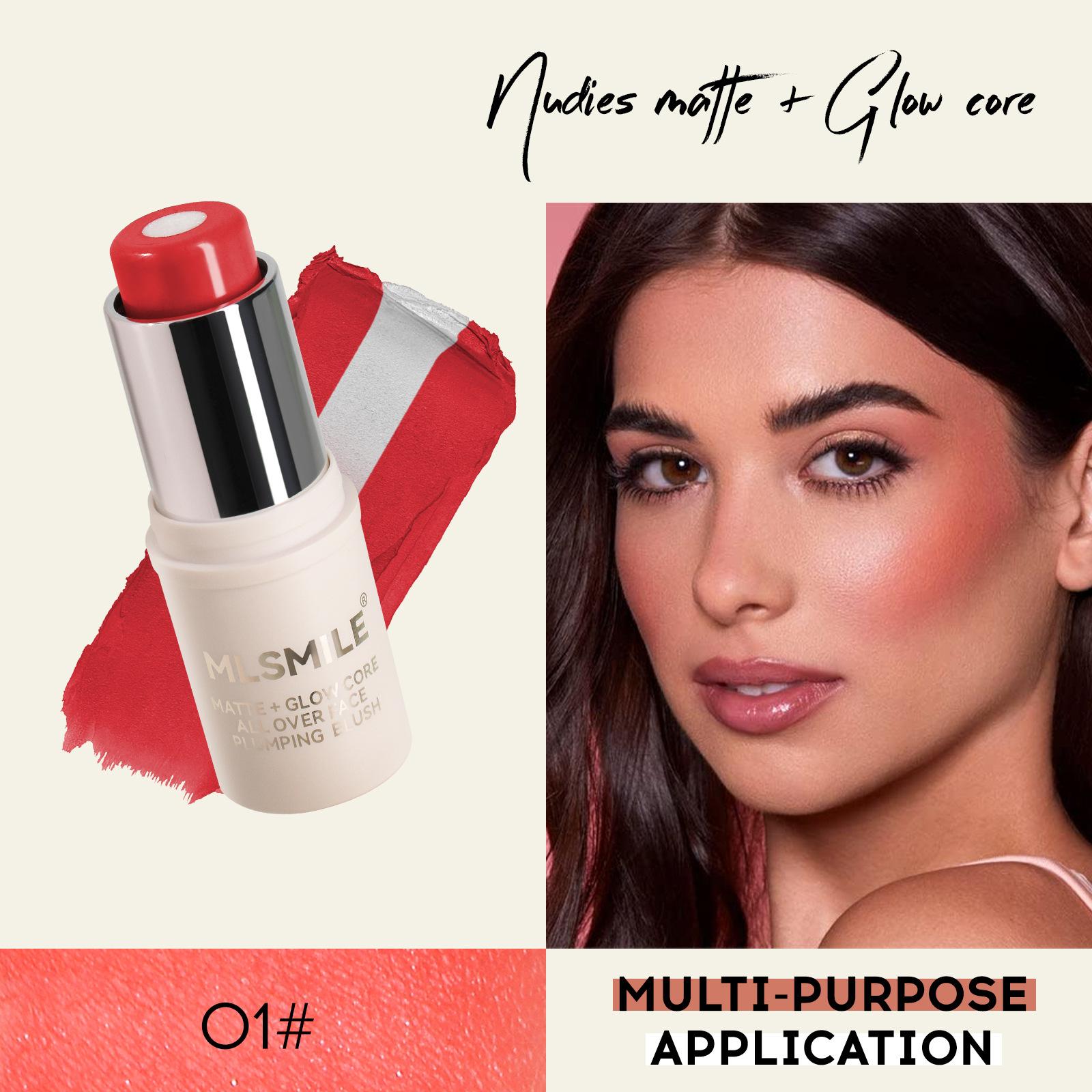 MLSMILE Vitality Smooth Blush Eyeshadow Lip Multi-Purpose Transparent Lip Balm Brightens Color Lip Gloss Stick Sandwich Powder Bluser Stick 1#
MLSMILE Vitality Smooth Blush Eyeshadow Lip Multi-Purpose Transparent Lip Balm Brightens Color Lip Gloss Stick Sandwich Powder Bluser Stick 1#