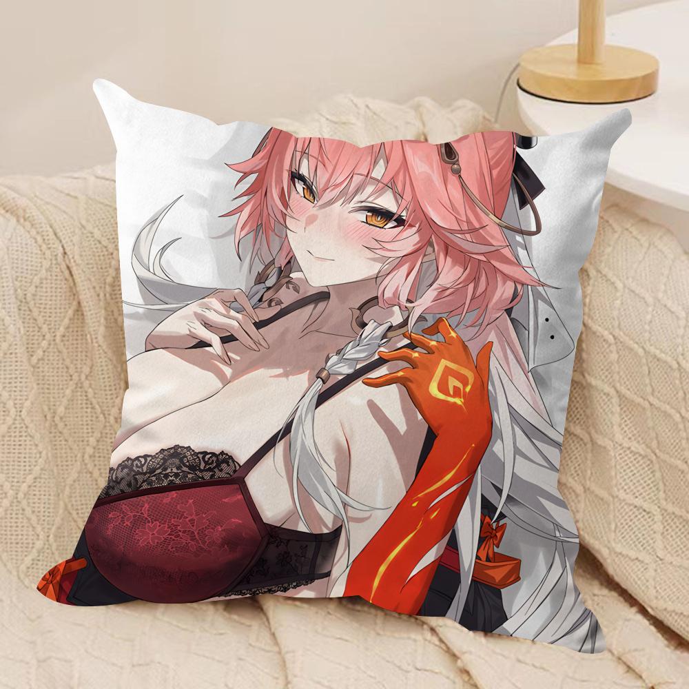 Changli wuthering waves cute Cushion Cover Silky Short Plush Invisible Zipper Dustproof Sofa Pillow Case for Home Decor 30x30cm
Changli wuthering waves cute Cushion Cover Silky Short Plush Invisible Zipper Dustproof Sofa Pillow Case for Home Decor 30x30cm