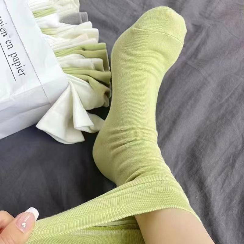 Women’s Summer Solid Color Mid-Calf Casual Socks - Versatile Sports & Everyday Style One Size
Women’s Summer Solid Color Mid-Calf Casual Socks - Versatile Sports & Everyday Style One Size