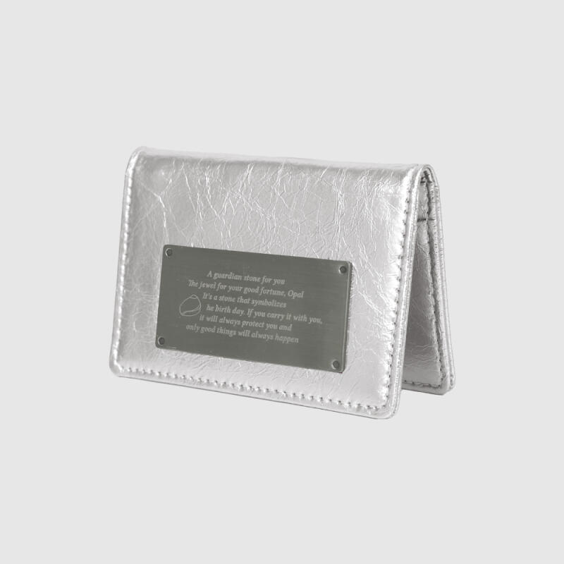 Bonaire Birthstone Engraved Business Card Holder - Silver March Aquamarine
Bonaire Birthstone Engraved Business Card Holder - Silver March Aquamarine