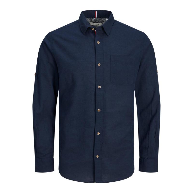 Мужская рубашка с длинными рукавами и воротником-стойкой JACK & JONES
Мужская рубашка с длинными рукавами и воротником-стойкой JACK & JONES