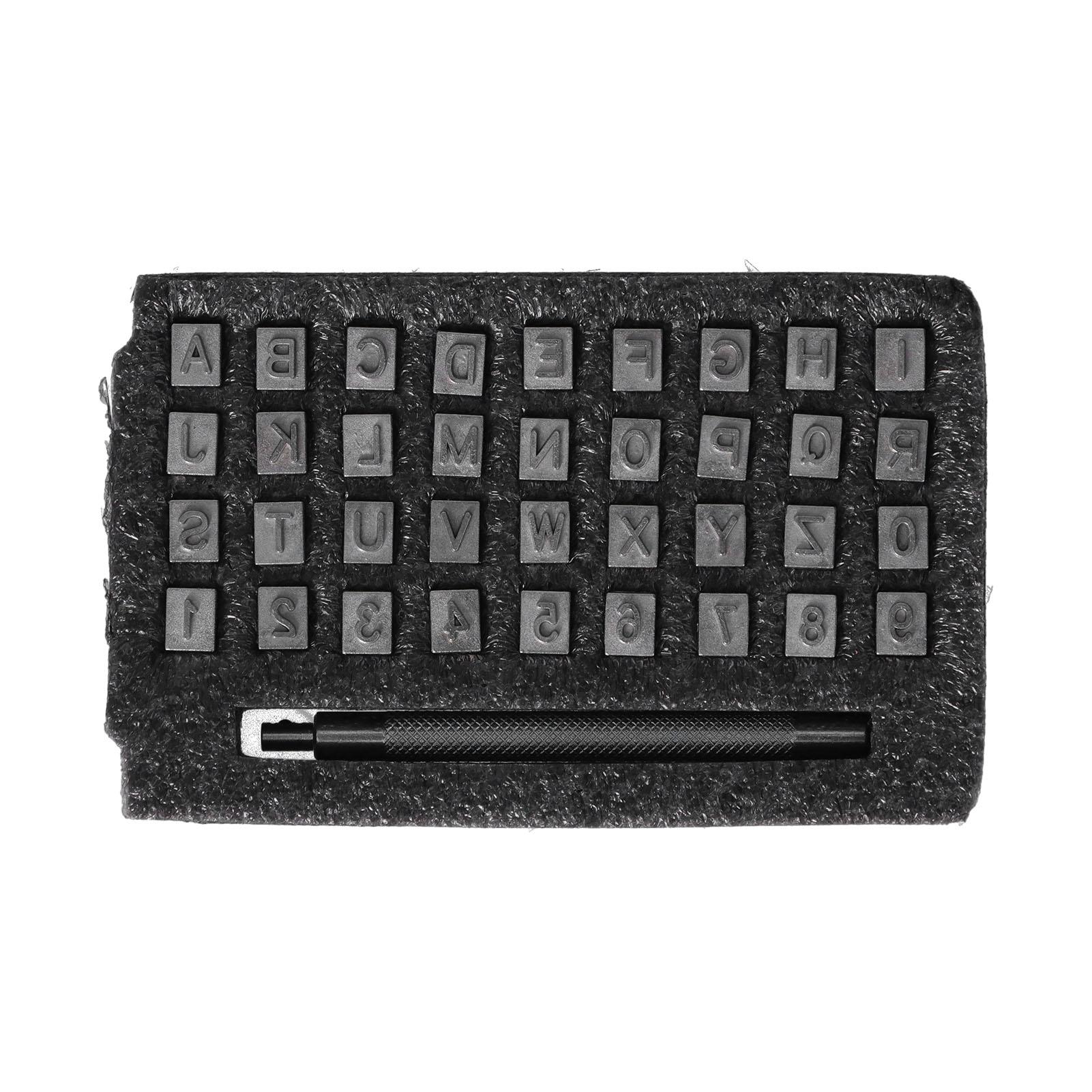 Набор инструментов для пробивки алфавита, 37 шт. Быстрая пробивка, четкий отпечаток, простое использование. Набор для штамповки металла для DIY.
Набор инструментов для пробивки алфавита, 37 шт. Быстрая пробивка, четкий отпечаток, простое использование. Набор для штамповки металла для DIY.