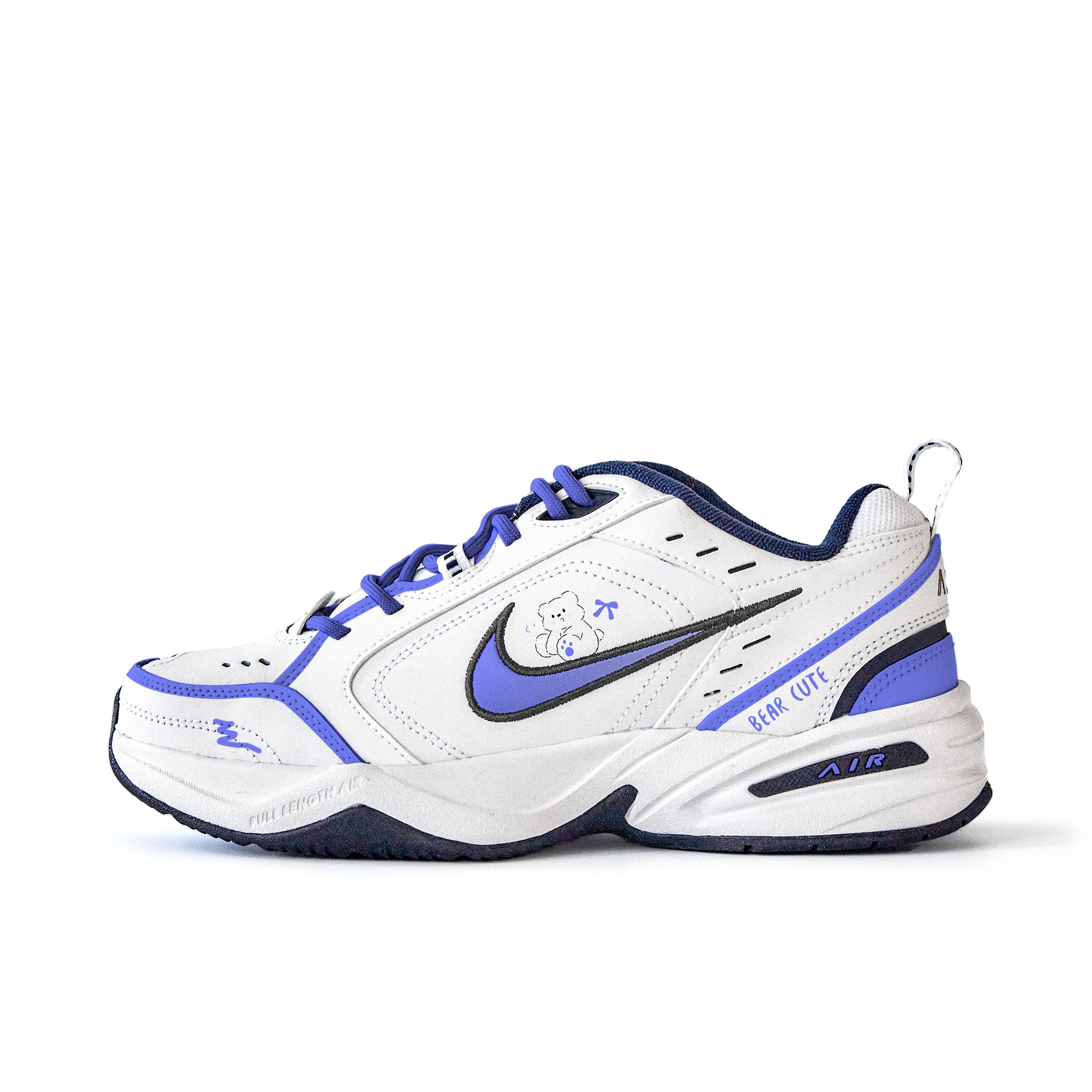 Nike Air Monarch 4 Slip Resistant Abrasion Resistant Low top Chunky Sneakers Unisex White Purple 415445-102 (Team746-) 45
Nike Air Monarch 4 Slip Resistant Abrasion Resistant Low top Chunky Sneakers Unisex White Purple 415445-102 (Team746-) 45