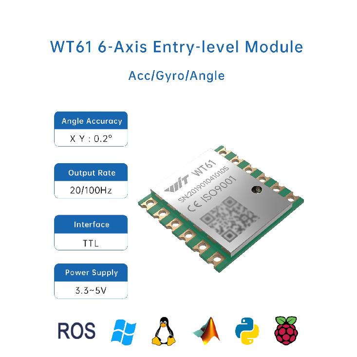 WitMotion WT901 AHRS MPU9250 9-осьовий Акселерометр, 3-осьовий Електронний Гіроскоп+Прискорення+Кут+Магнітометр, TTL Вихід Даних WT61
WitMotion WT901 AHRS MPU9250 9-осьовий Акселерометр, 3-осьовий Електронний Гіроскоп+Прискорення+Кут+Магнітометр, TTL Вихід Даних WT61