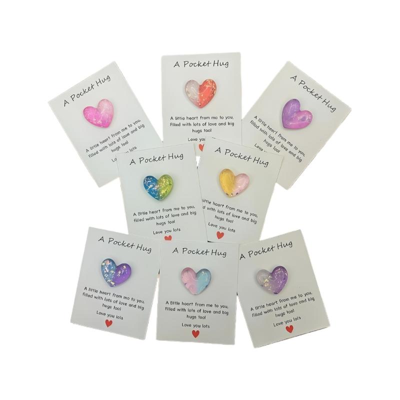 Set of 8 Bright Resin Heart Shape Gift Cards Unique Holiday Present Ideal for Loves Note and Party Favors 1
Set of 8 Bright Resin Heart Shape Gift Cards Unique Holiday Present Ideal for Loves Note and Party Favors 1