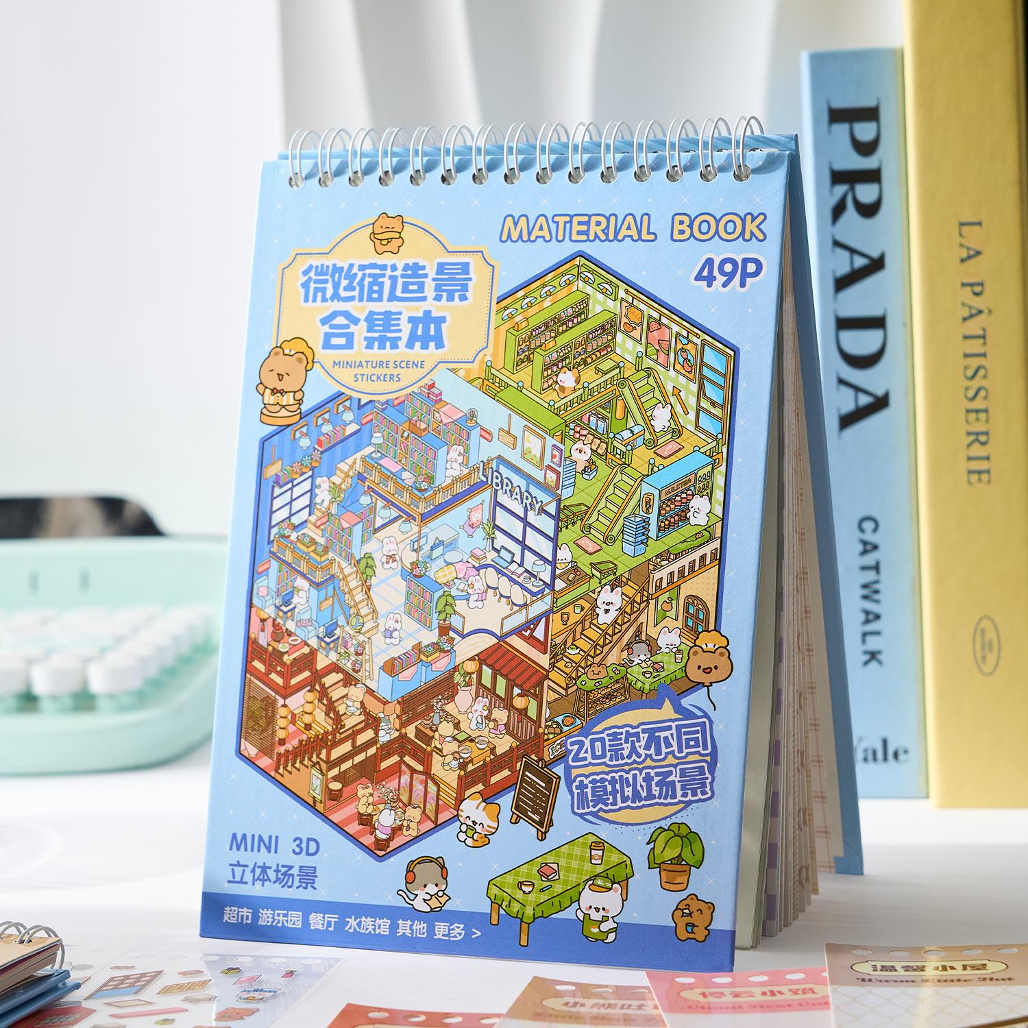 50pcs 50in1 3D Landscape Sticker Collection Book Album Cartoon Scene DIY Toy Game Festival Birthday Gift for Kid Girl Child
50pcs 50in1 3D Landscape Sticker Collection Book Album Cartoon Scene DIY Toy Game Festival Birthday Gift for Kid Girl Child