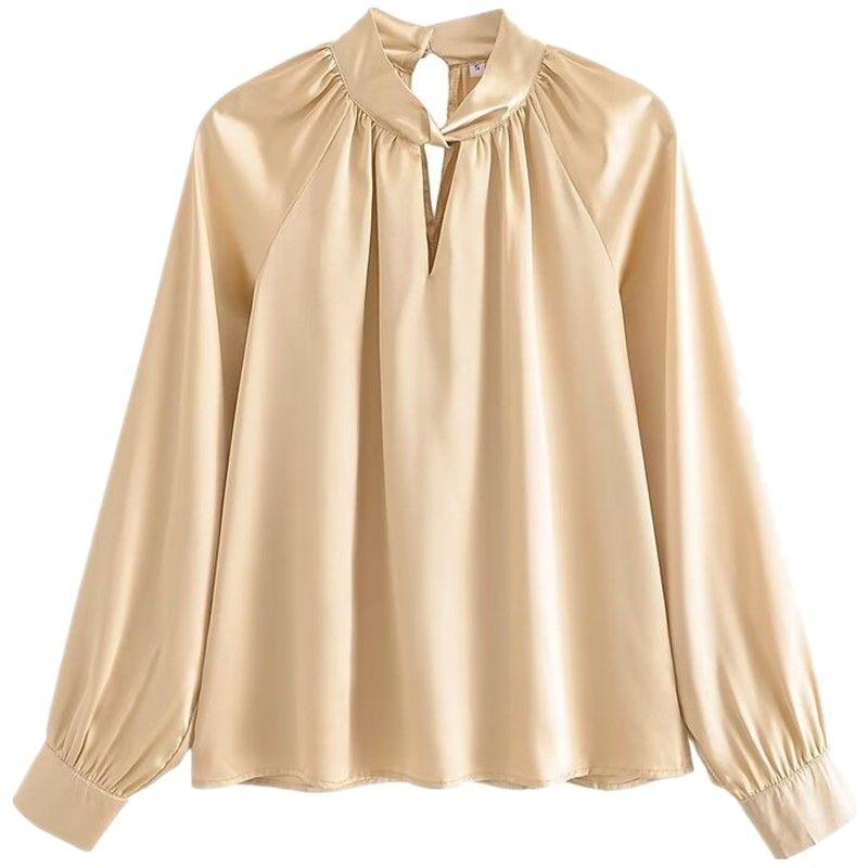 Модный стиль 2023 Осень Новая женская одежда Темперамент Дикий Длинные рукава Текстура шелкового атласа Топы 7969243 731 Deep beige S
Модный стиль 2023 Осень Новая женская одежда Темперамент Дикий Длинные рукава Текстура шелкового атласа Топы 7969243 731 Deep beige S