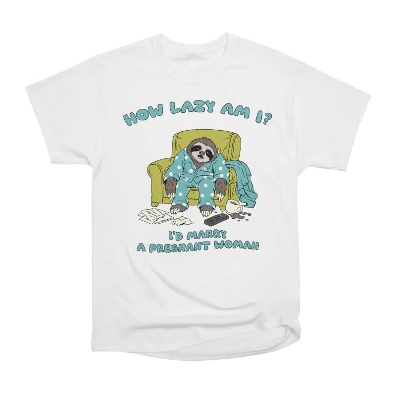 Men Casual Shirts Short Sleeves HOW LAZY AM I Tees Oversized T-shirts S белый
Men Casual Shirts Short Sleeves HOW LAZY AM I Tees Oversized T-shirts S белый