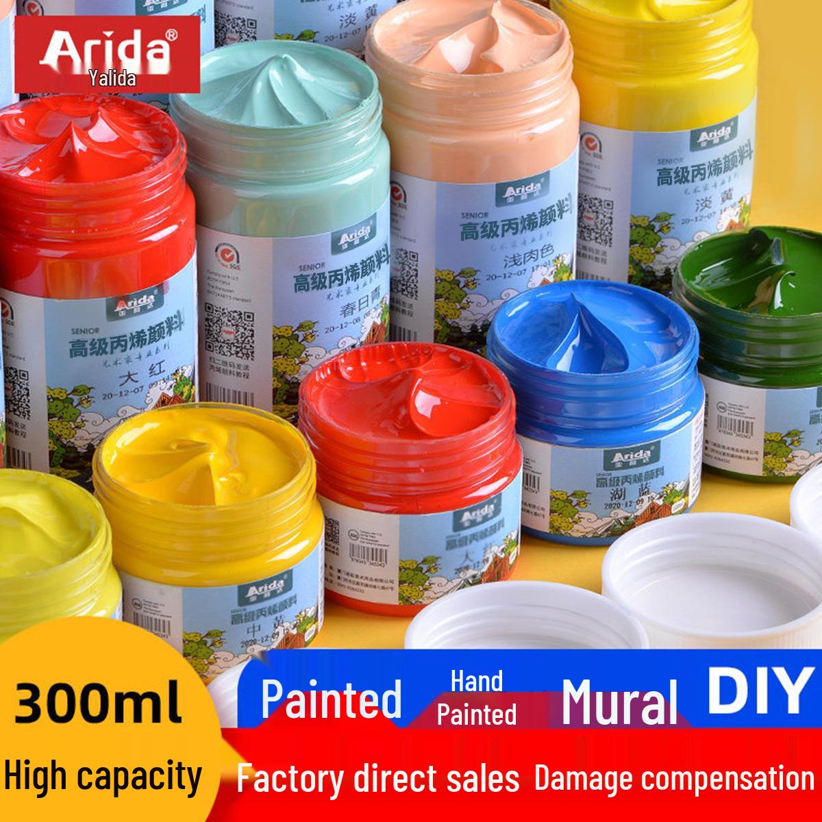 Yalida 300ml Acrylic Outdoor Wall Paint - Large Capacity for DIY Graffiti and Coloring 100ml
Yalida 300ml Acrylic Outdoor Wall Paint - Large Capacity for DIY Graffiti and Coloring 100ml