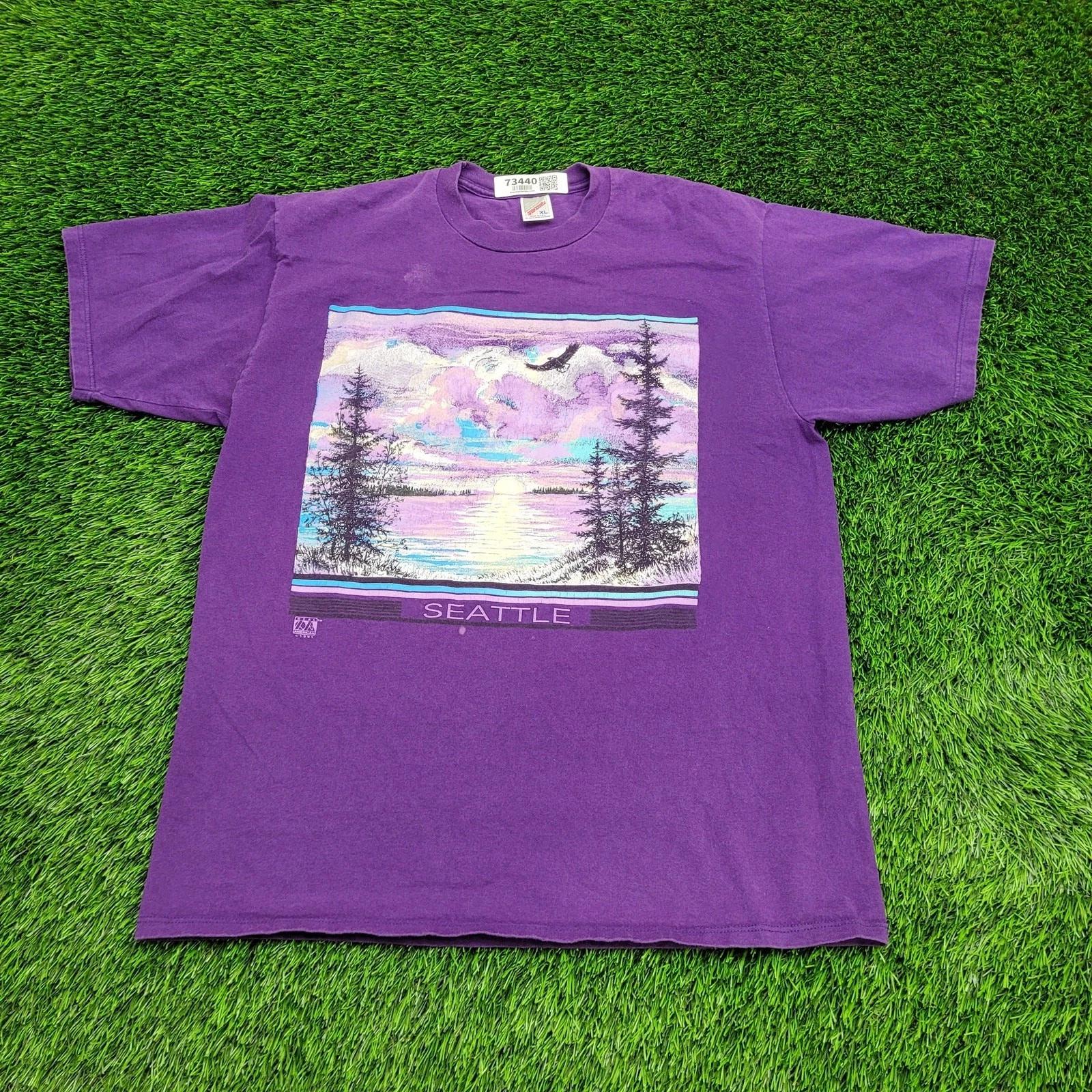 Vintage 1991 Seattle Shirt L/XL 22x29 USA XL
Vintage 1991 Seattle Shirt L/XL 22x29 USA XL