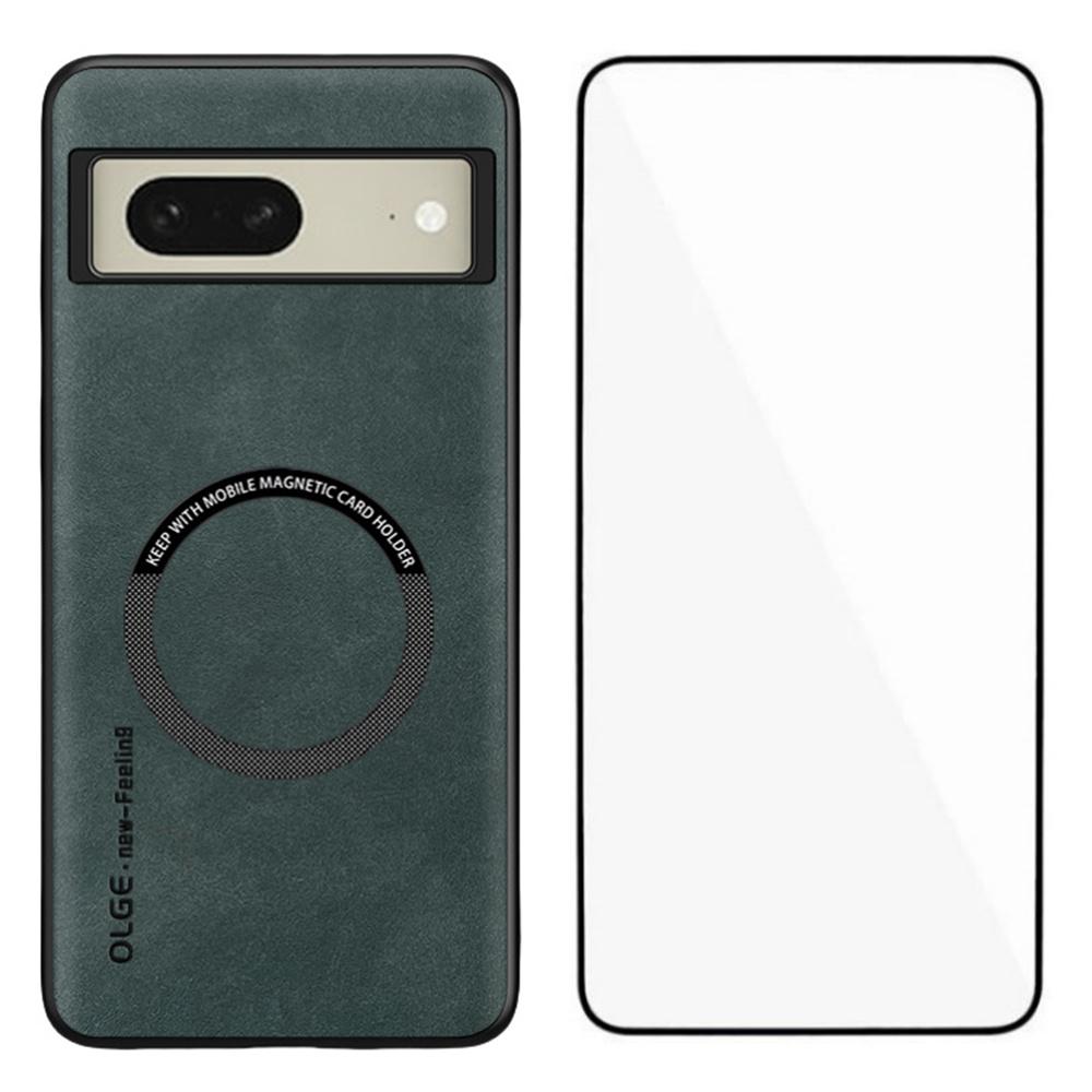 WANLONFENG YBP Series For Google Pixel 8a Magnetic Case with Tempered Glass Film PU Leather+TPU Phone Cover Large Cutout Green
WANLONFENG YBP Series For Google Pixel 8a Magnetic Case with Tempered Glass Film PU Leather+TPU Phone Cover Large Cutout Green