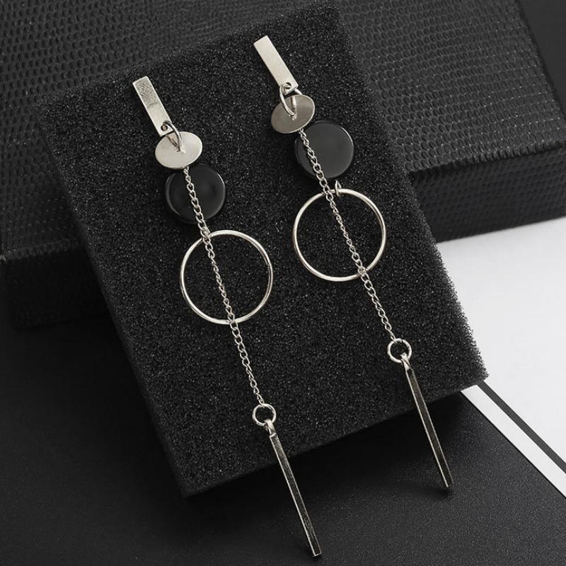 Black Round Hanging Earrings for Women Gold Color Link Tassel Earrings Bohemian Dangle Earrings Korean Fashion Ear Jewelry
Black Round Hanging Earrings for Women Gold Color Link Tassel Earrings Bohemian Dangle Earrings Korean Fashion Ear Jewelry