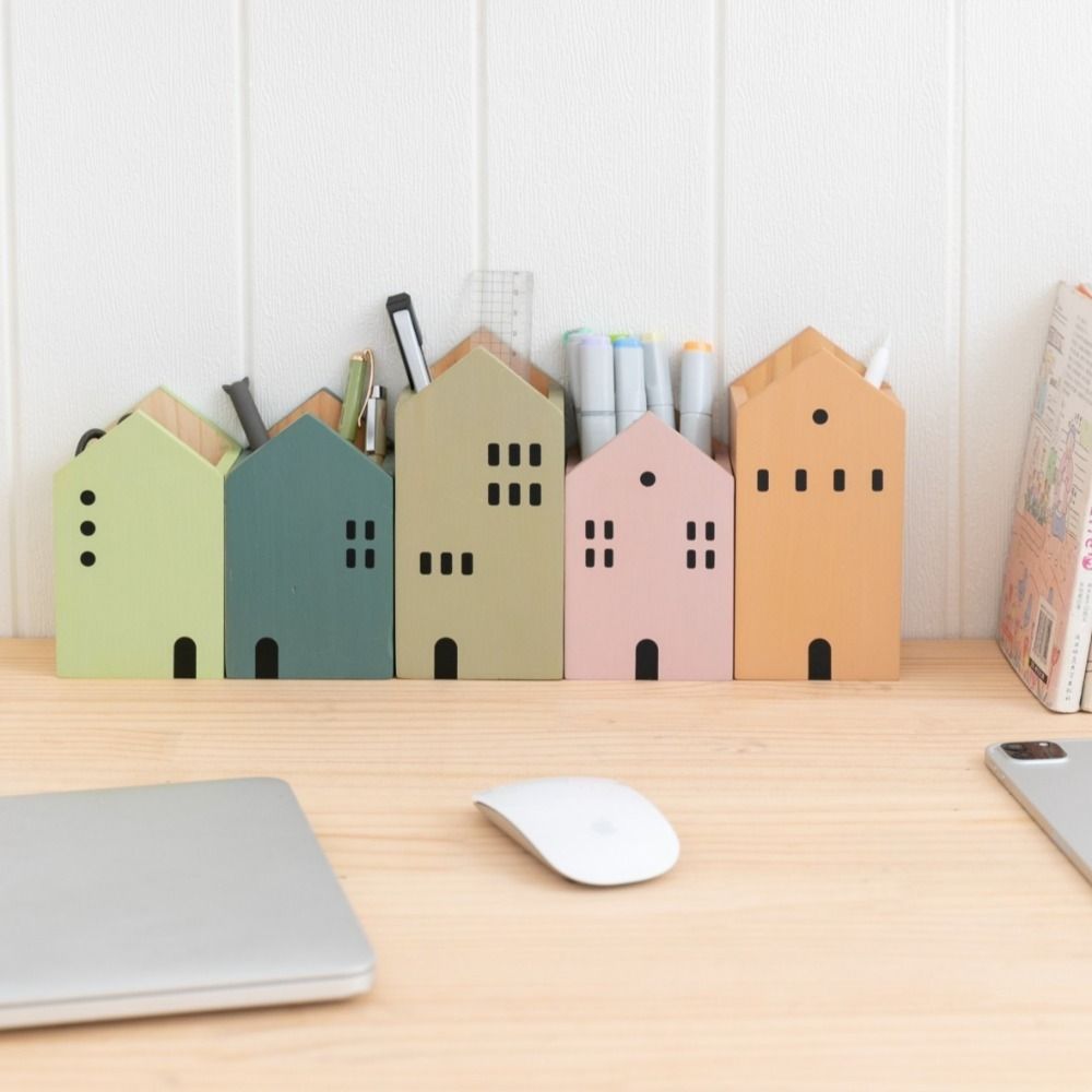 Wooden Pen Holder Stationery Desktop Storage Organiser Creative Pencil Container Student
Wooden Pen Holder Stationery Desktop Storage Organiser Creative Pencil Container Student