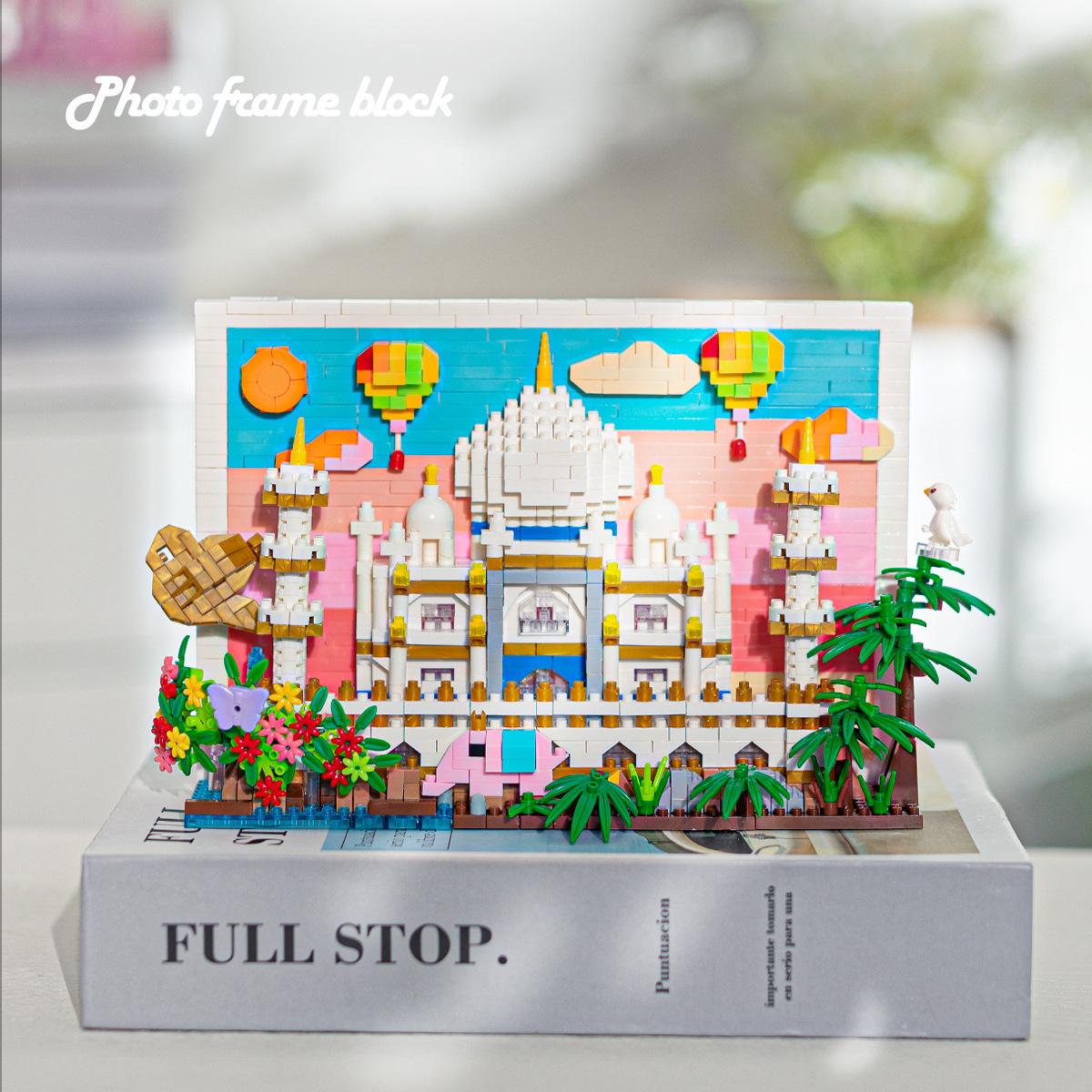Small Blocks World Architecture Pink Castle 3D Diy Decoration Goods Beautiful Taj Mahal Brinquedos For Girl Plaything Kids Present no box
Small Blocks World Architecture Pink Castle 3D Diy Decoration Goods Beautiful Taj Mahal Brinquedos For Girl Plaything Kids Present no box