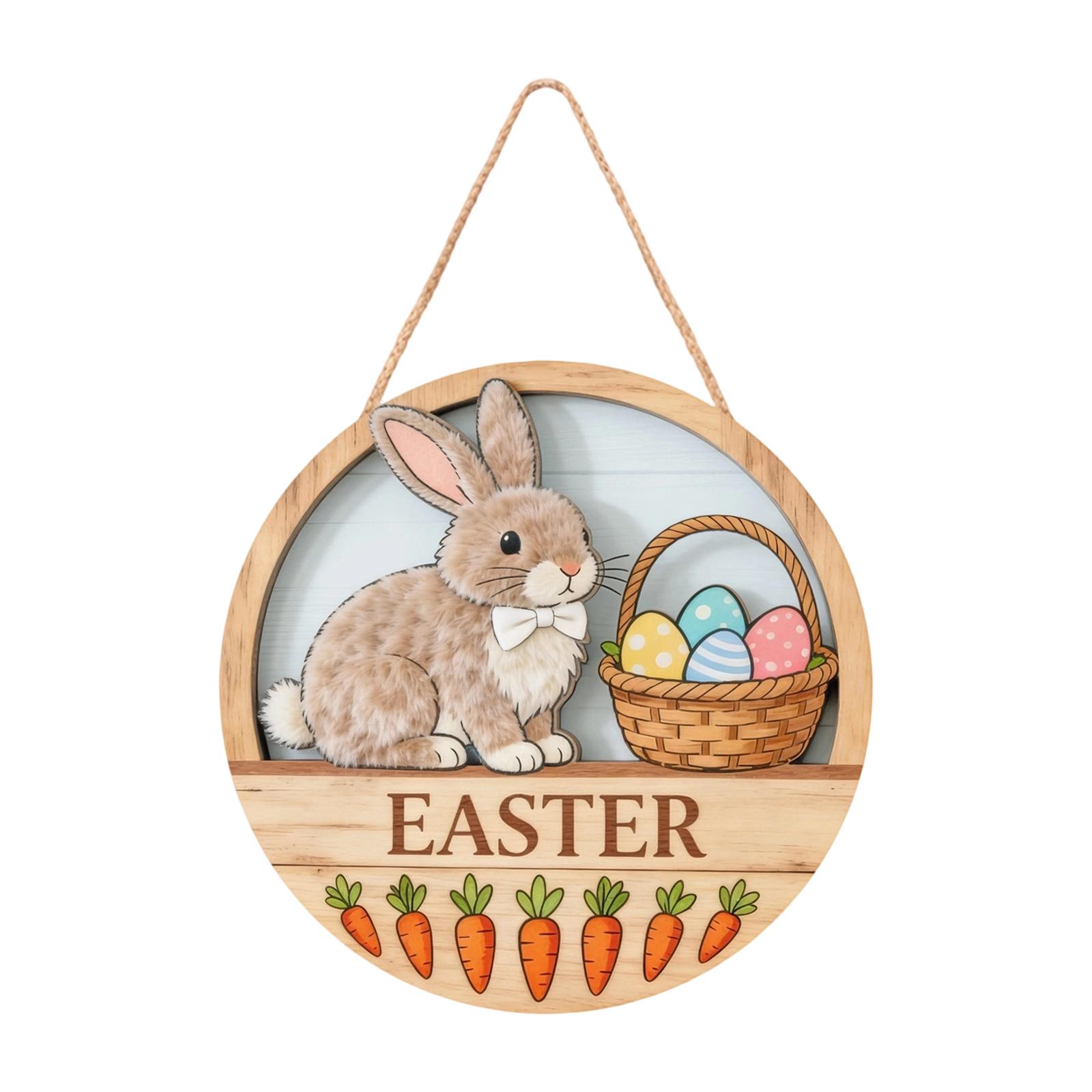 20cm Easter Wooden Front Door Sign Hanger,Assorted Cute Bunny & Colorful Egg Round Door Plaque Decor For Easter Home Porch Wall Decoration One Size
20cm Easter Wooden Front Door Sign Hanger,Assorted Cute Bunny & Colorful Egg Round Door Plaque Decor For Easter Home Porch Wall Decoration One Size