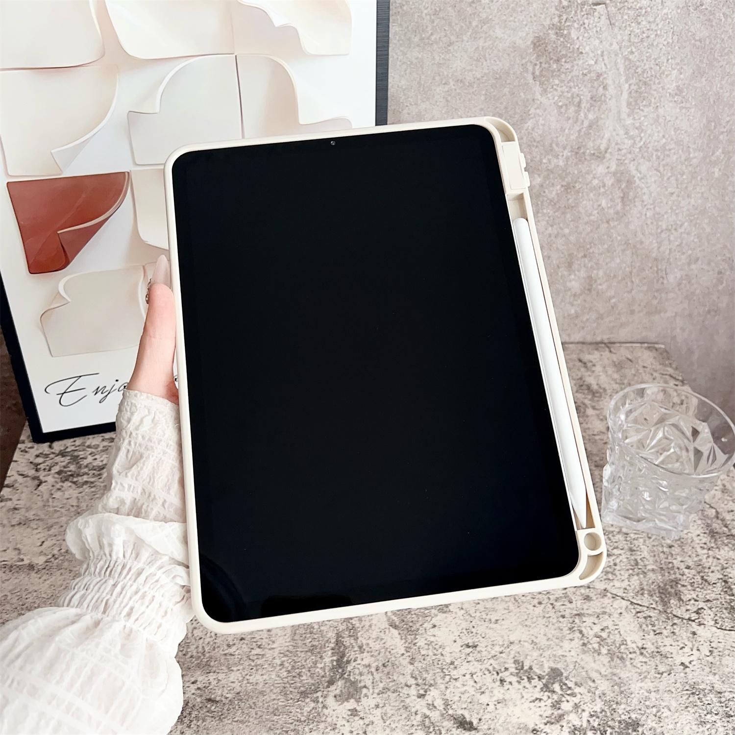 Tablet Case For iPad Pro 11 (2022)/(2021)/(2020) ,Solid Color TPU Cover with Pencil Holder Purple
Tablet Case For iPad Pro 11 (2022)/(2021)/(2020) ,Solid Color TPU Cover with Pencil Holder Purple