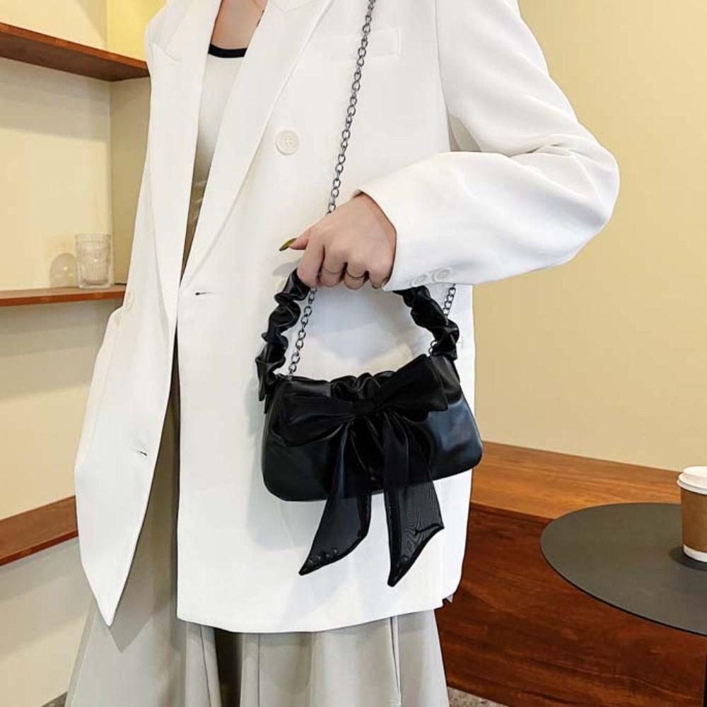 Mini PU Bow Crossbody Bag Metal Chain Fashion Underarm Bag Cool INS Shoulder Bag Women розовый
Mini PU Bow Crossbody Bag Metal Chain Fashion Underarm Bag Cool INS Shoulder Bag Women розовый