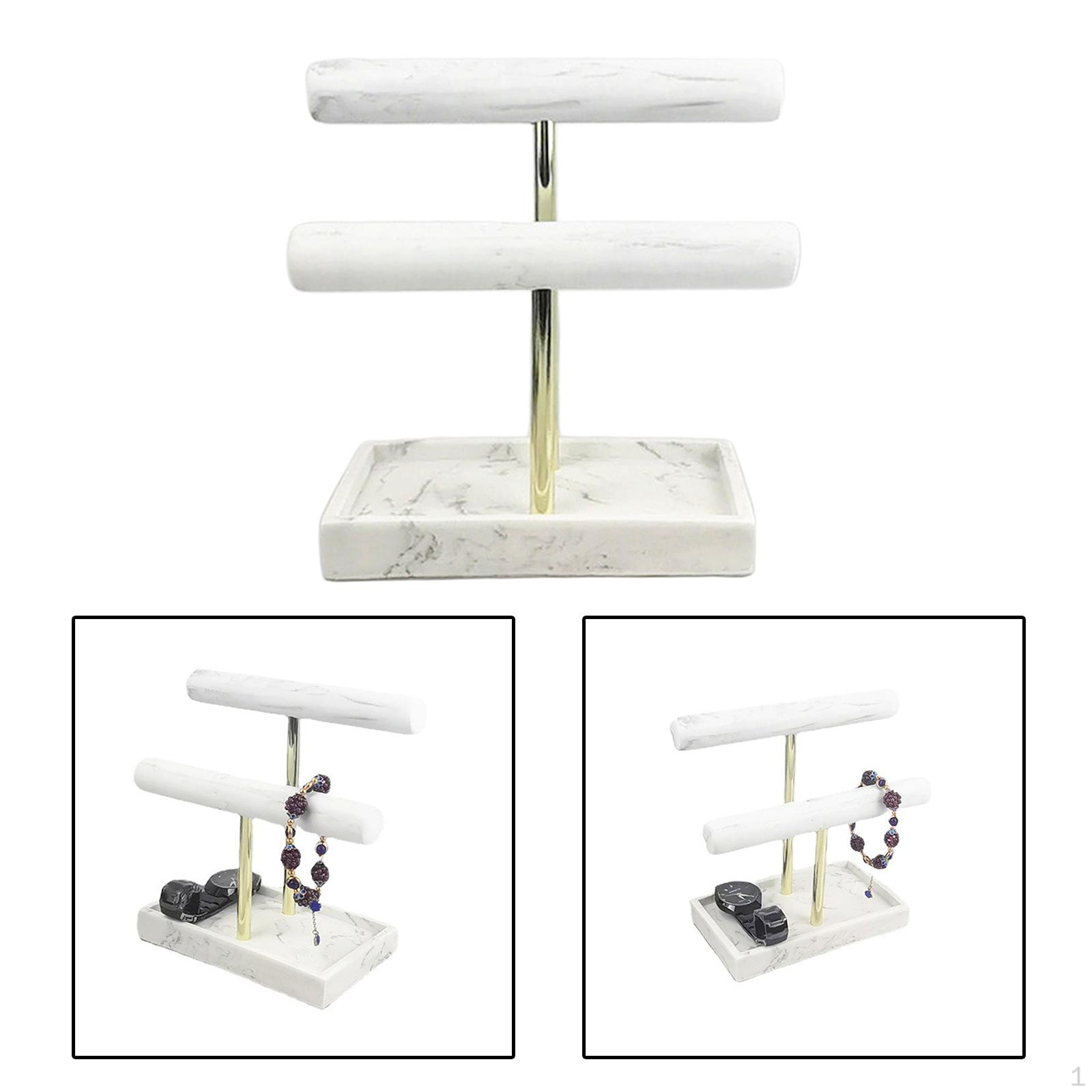 Luxury 2 Tier Marble Bracelet Holder Jewelry Showcase Necklace Display Stand Bangle Organizer for
Luxury 2 Tier Marble Bracelet Holder Jewelry Showcase Necklace Display Stand Bangle Organizer for