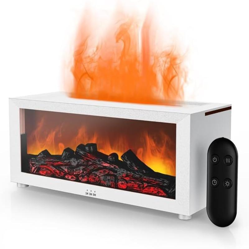 Диффузор аромамасел с имитацией пламени камина | 7 цветов, меняющиеся огни, ароматерапевтический диффузор | Увлажнитель воздуха с холодным туманом, таймером и пультом дистанционного управления белый
Диффузор аромамасел с имитацией пламени камина | 7 цветов, меняющиеся огни, ароматерапевтический диффузор | Увлажнитель воздуха с холодным туманом, таймером и пультом дистанционного управления белый