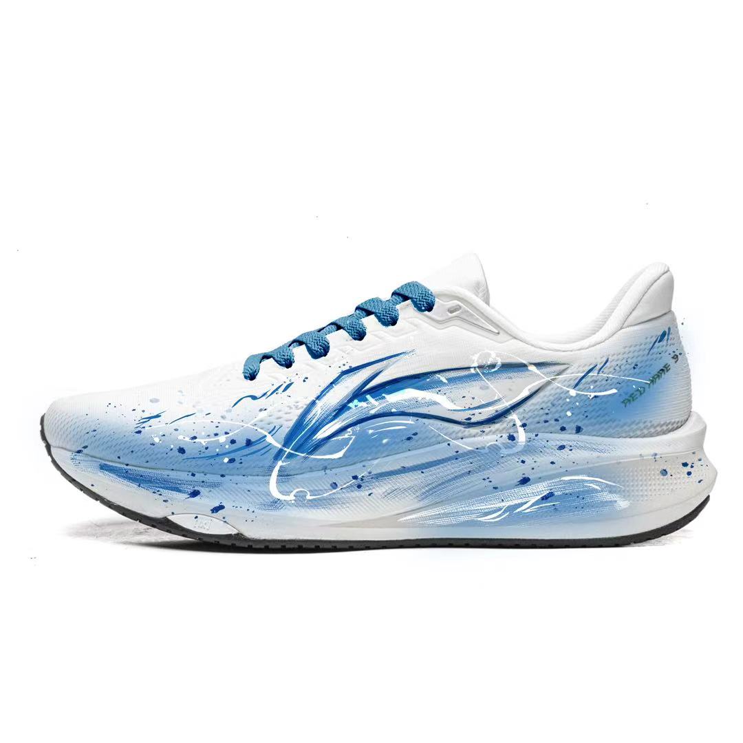Li Ning Red Hare 9 Jacquard Breathable Rebound Low top TUFF RB Rubber Outsole Running Shoes Women s Blue White ARPW004-8(Team60-) 36
Li Ning Red Hare 9 Jacquard Breathable Rebound Low top TUFF RB Rubber Outsole Running Shoes Women s Blue White ARPW004-8(Team60-) 36