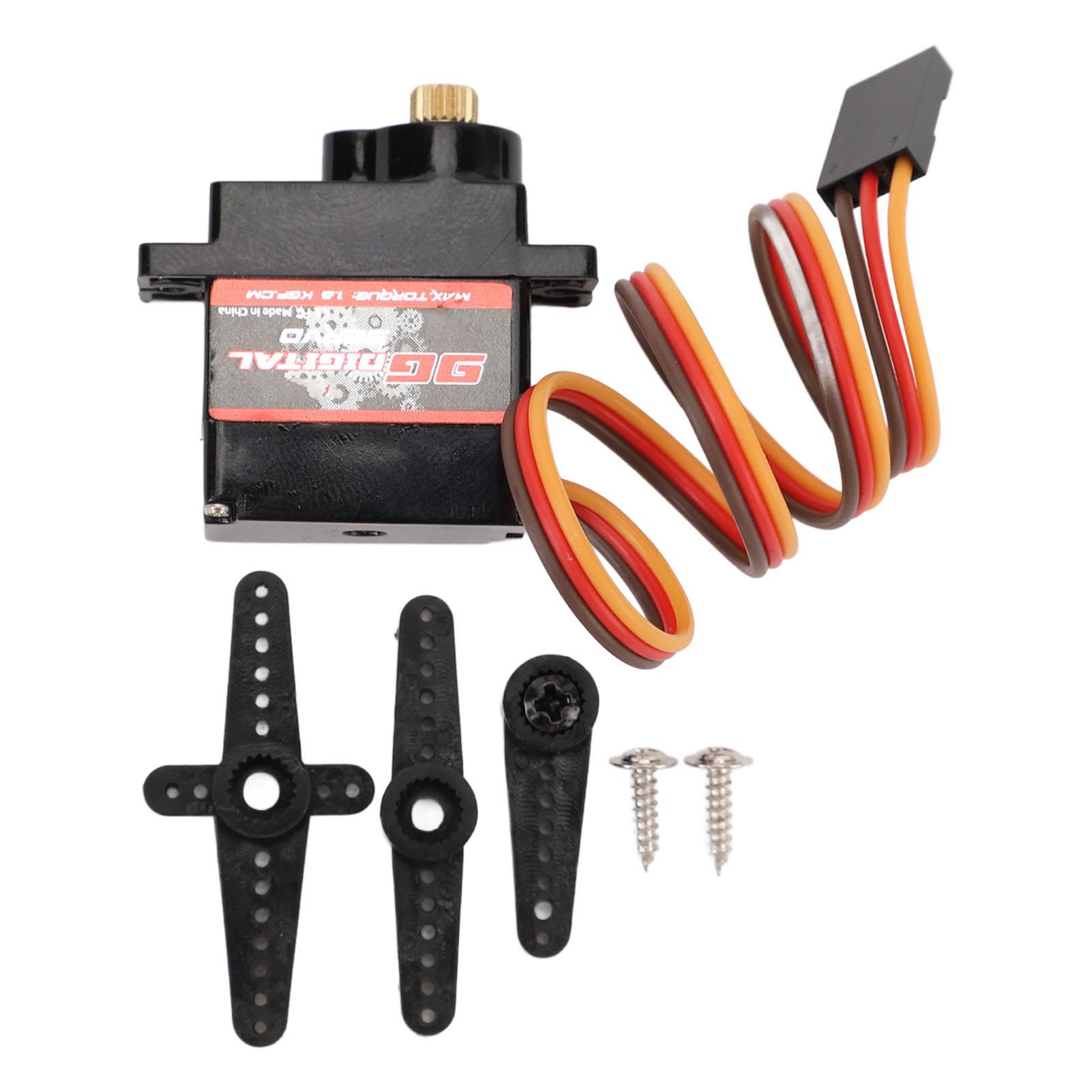 9G Servo Motor Kit Micro Servo for RC Robot Car Helicopter Airplane Controls Copper Gears with Fixed Wing
9G Servo Motor Kit Micro Servo for RC Robot Car Helicopter Airplane Controls Copper Gears with Fixed Wing