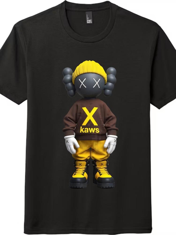 Графическая футболка KAWS, Унисекс, Модная, Повседневная, Мягкий хлопок, Круглый вырез, Футболка в стиле стрит-арт XL
Графическая футболка KAWS, Унисекс, Модная, Повседневная, Мягкий хлопок, Круглый вырез, Футболка в стиле стрит-арт XL