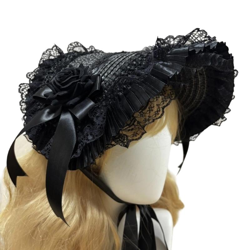 Lace Trim Hat For Anime Enthusiasts Adjustable Tie Bowknot Straw Hat Roleplay Headwear For Women Teens Music Festival
Lace Trim Hat For Anime Enthusiasts Adjustable Tie Bowknot Straw Hat Roleplay Headwear For Women Teens Music Festival