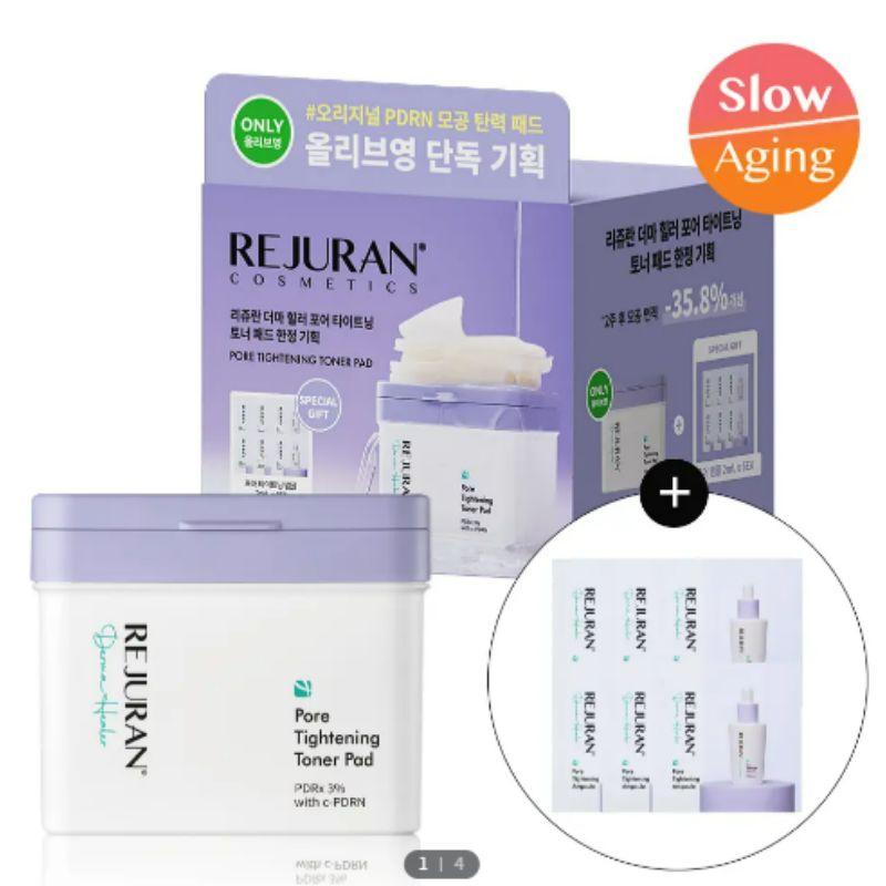 REJURAN Derma Healer Pore Tightening Toner Pads 60 Sheets Limited Set + Pore Ampoule 2ml x 6
REJURAN Derma Healer Pore Tightening Toner Pads 60 Sheets Limited Set + Pore Ampoule 2ml x 6