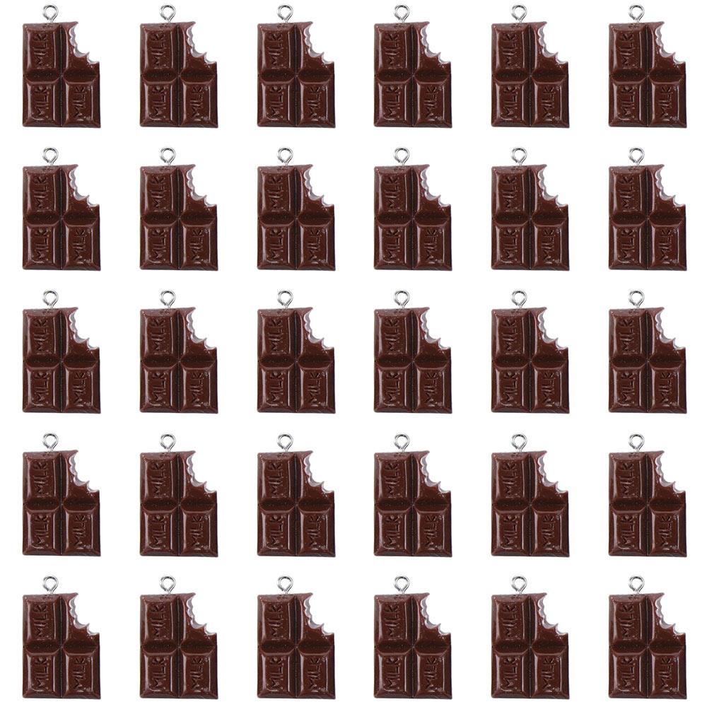 30PCS DIY Resin Simulation Food Charms Brown Fake Chocolate Shape Pendant Charms Cartoon Took a bite of for Earring золотой
30PCS DIY Resin Simulation Food Charms Brown Fake Chocolate Shape Pendant Charms Cartoon Took a bite of for Earring золотой