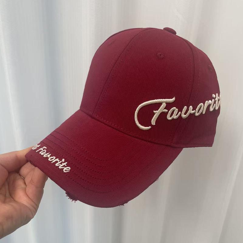 Wide Brim Duckbill Hat with 3D Embroidery - Sun Protection Cap for Women and Men вина червоного кольору
Wide Brim Duckbill Hat with 3D Embroidery - Sun Protection Cap for Women and Men вина червоного кольору