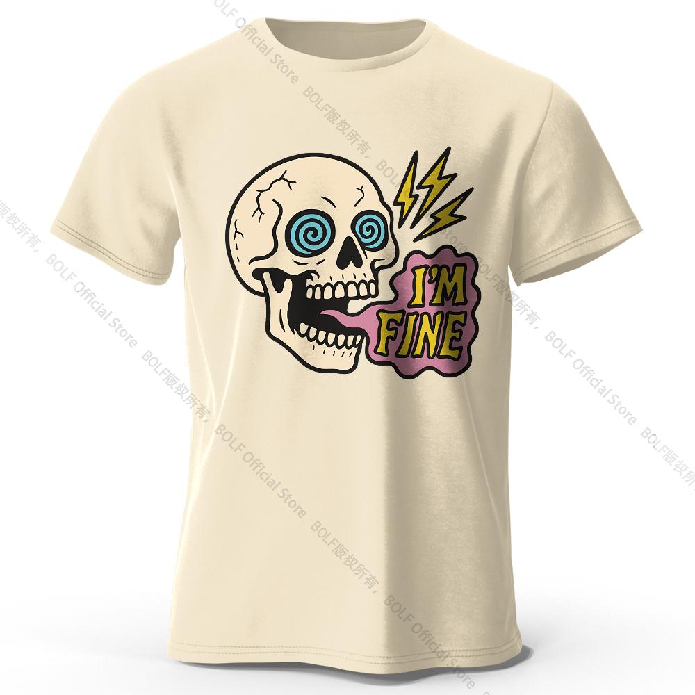 Мужская футболка с принтом I Am Fine, 100% хлопок, свободные футболки с саркастическим принтом для женщин, летние топы, уличная одежда Mood 4XL
Мужская футболка с принтом I Am Fine, 100% хлопок, свободные футболки с саркастическим принтом для женщин, летние топы, уличная одежда Mood 4XL