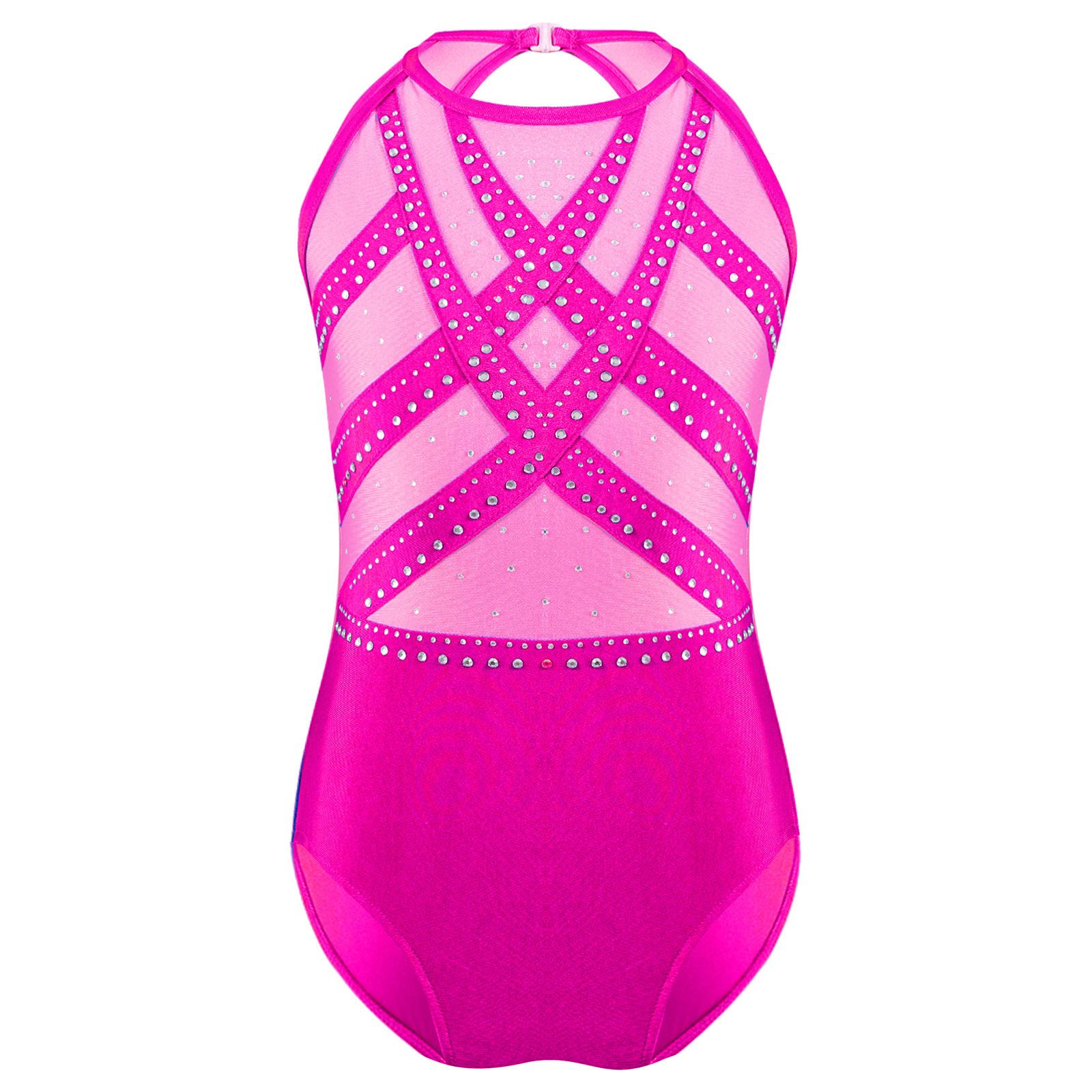 Girls Glittery Rhinestones Gymnastics Leotard Sleeveless Keyhole Back Color Block Bodysuit 11-12 Years гарячі рожевого кольору
Girls Glittery Rhinestones Gymnastics Leotard Sleeveless Keyhole Back Color Block Bodysuit 11-12 Years гарячі рожевого кольору