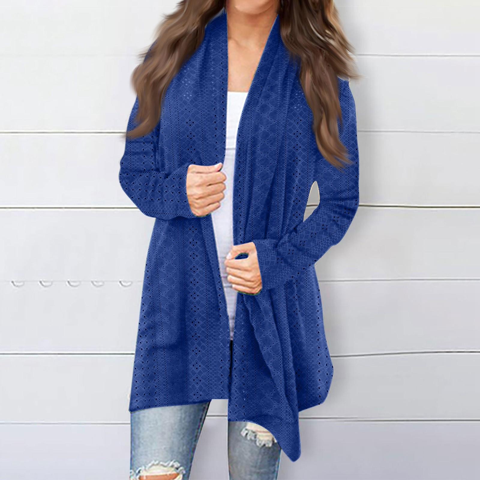 Женская модная однотонная куртка с длинным рукавом, повседневное пальто-кардиган XXL
Женская модная однотонная куртка с длинным рукавом, повседневное пальто-кардиган XXL