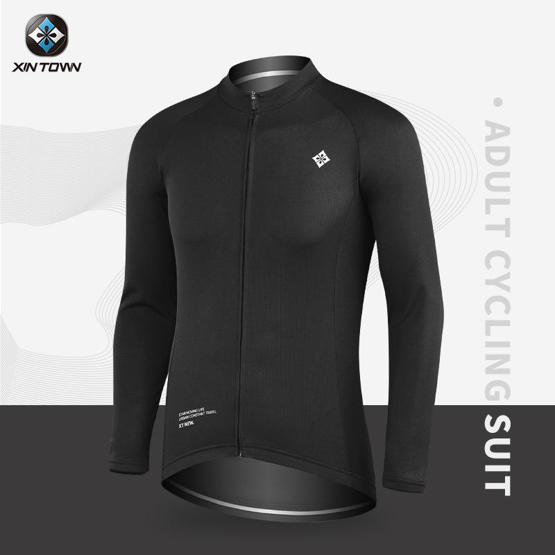 XINTOWN Men s Long Sleeve Cycling Jersey - Spring/Summer Racing Suit, Solid Color S (90-110 lbs)
XINTOWN Men s Long Sleeve Cycling Jersey - Spring/Summer Racing Suit, Solid Color S (90-110 lbs)