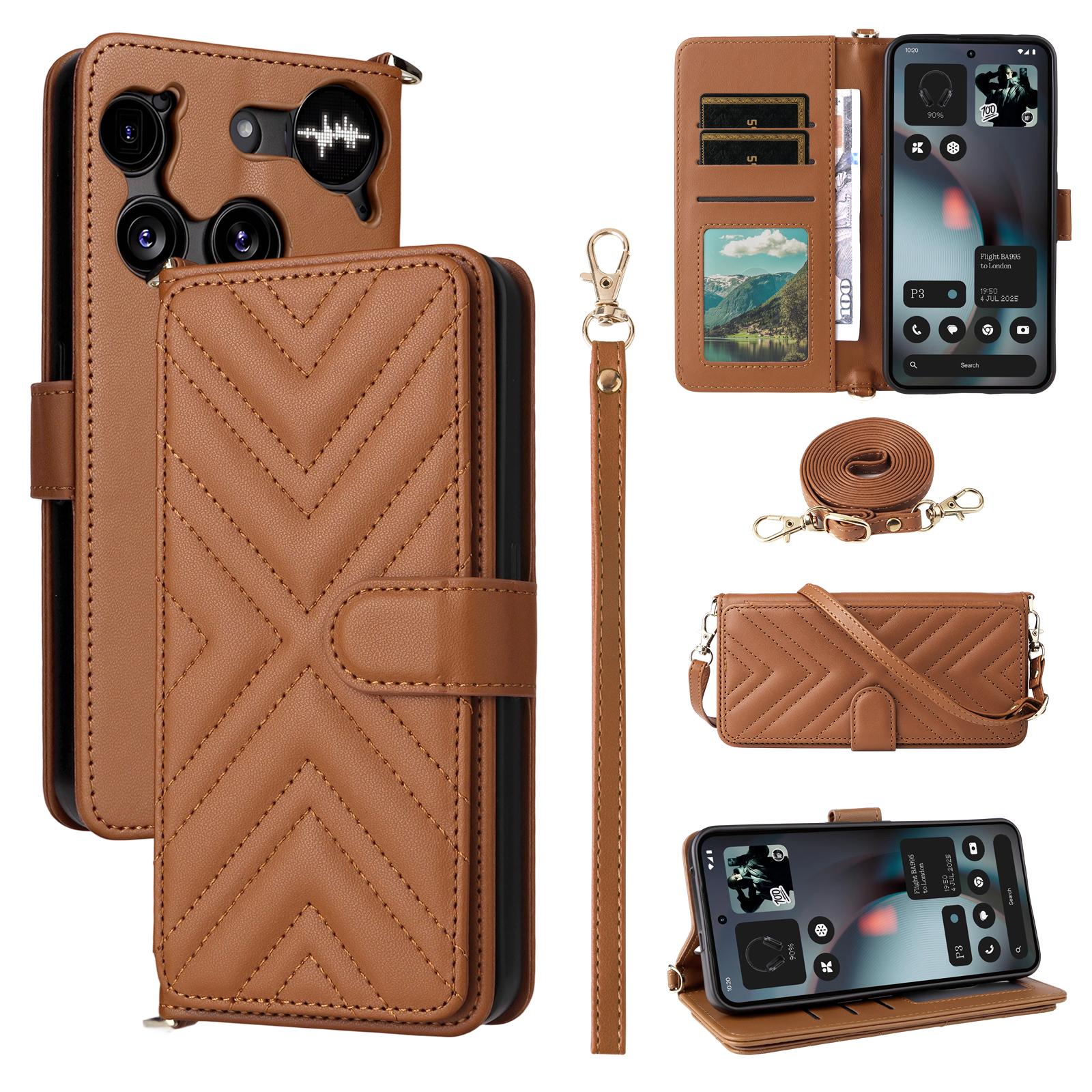 For Nothing Phone (3) 5G Case with Shoulder/ Wrist Strap Leather Phone Cover Stand Wallet D
For Nothing Phone (3) 5G Case with Shoulder/ Wrist Strap Leather Phone Cover Stand Wallet D
