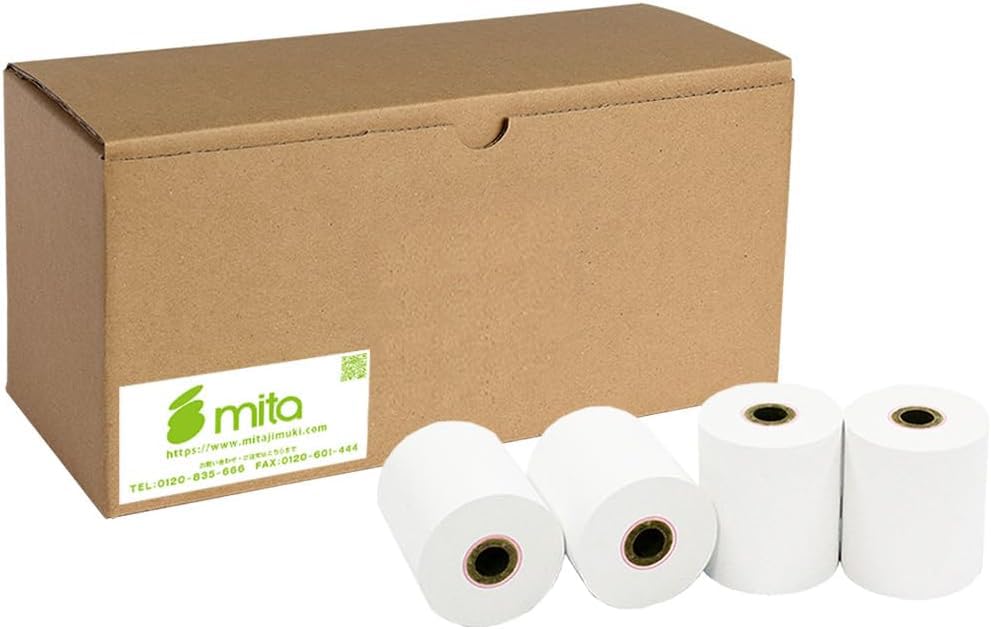Compatible with mita mC-Print2 Series (MCP21LB, MCP20B, MCP20) printers. General-purpose thermal paper roll (20 rolls) for Star Precision printers.
Compatible with mita mC-Print2 Series (MCP21LB, MCP20B, MCP20) printers. General-purpose thermal paper roll (20 rolls) for Star Precision printers.
