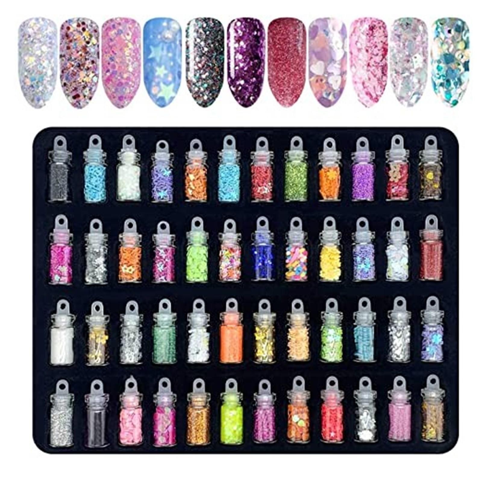 48 Styles 3D Nail Sequins Cosmetic Glitter For Eyeshadow Makeup Art Body Decoration S^parkle GlitterSequins For Christmas
48 Styles 3D Nail Sequins Cosmetic Glitter For Eyeshadow Makeup Art Body Decoration S^parkle GlitterSequins For Christmas
