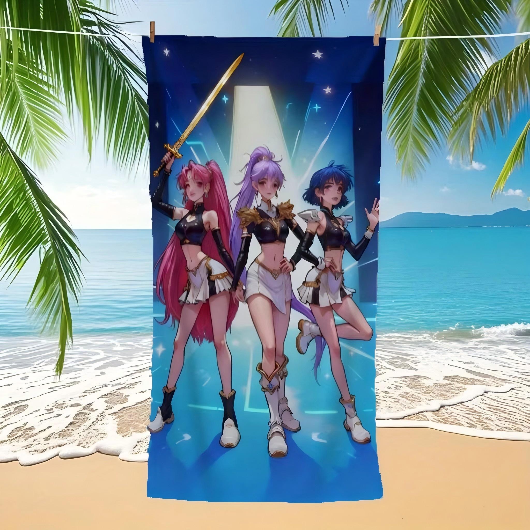 1pc Kpop Theme Beach Towel, Cute Merch Pattern Quick Dry, Beach Pool Yoga Use, Perfect Gift for Kpop Fans Adults Teens W30*H60(CM)
1pc Kpop Theme Beach Towel, Cute Merch Pattern Quick Dry, Beach Pool Yoga Use, Perfect Gift for Kpop Fans Adults Teens W30*H60(CM)