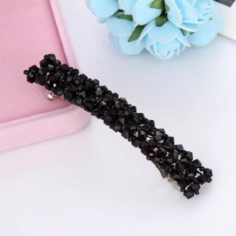 Elegant Crystal Rectangle Hair Clip Golden Metal Barrette Hairpin Hair Accessories чёрный
Elegant Crystal Rectangle Hair Clip Golden Metal Barrette Hairpin Hair Accessories чёрный