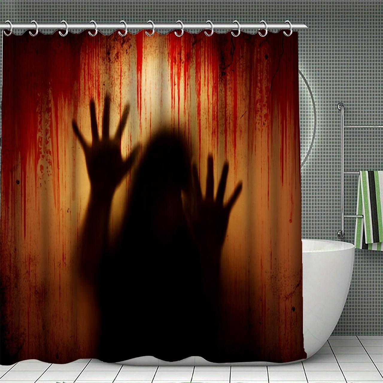 Halloween Decoration Shower Curtain Scary Bloody Hand Pattern Bathroom Decor for Adult Halloween Decoration Gifts to Friends W90xh180cm
Halloween Decoration Shower Curtain Scary Bloody Hand Pattern Bathroom Decor for Adult Halloween Decoration Gifts to Friends W90xh180cm