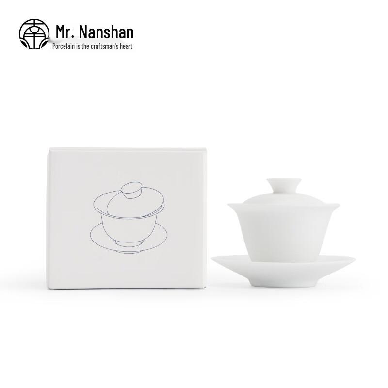 Nanshan Tallow Jade Glaze Sancai Gaiwan
Nanshan Tallow Jade Glaze Sancai Gaiwan